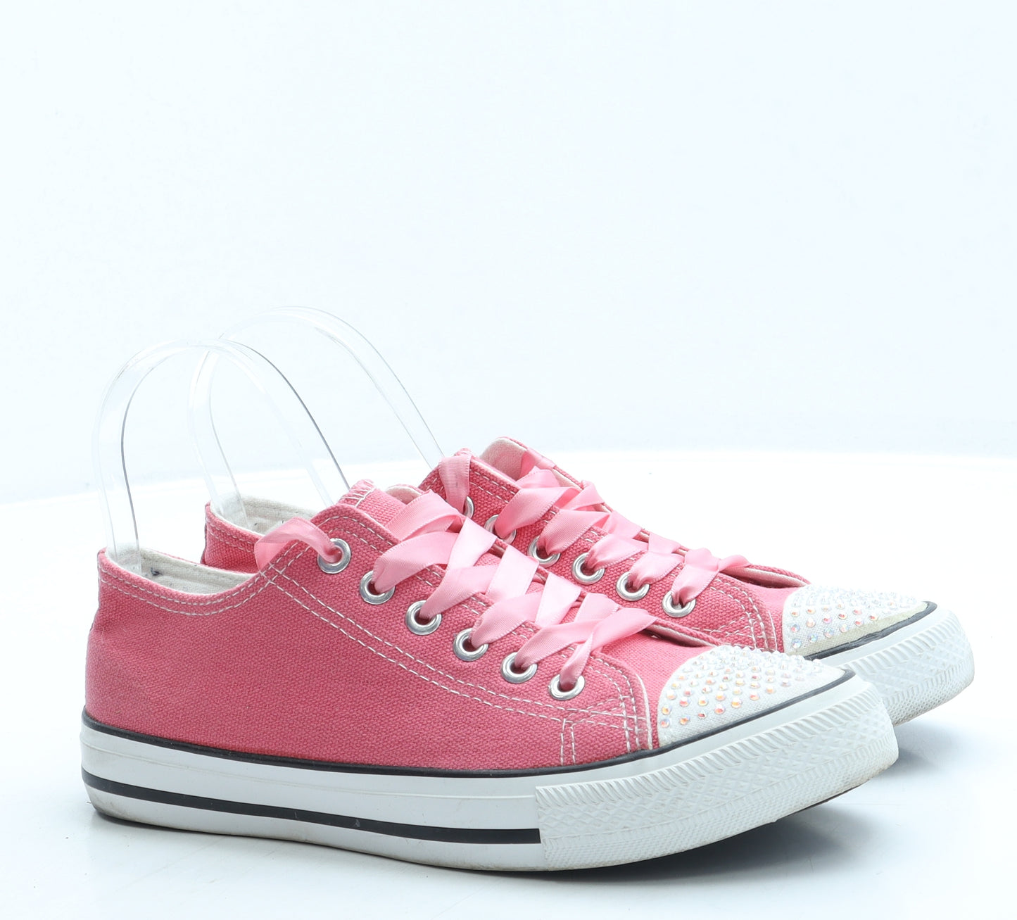 Preworn Womens Pink Fabric Trainer UK 6 39