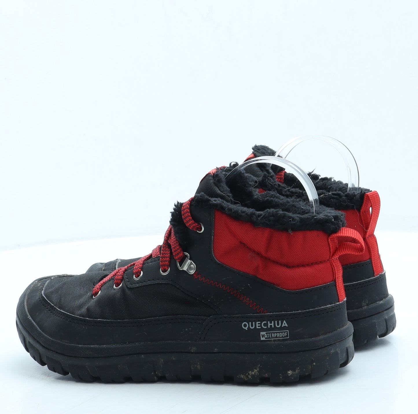 DECATHLON Boys Black Polyester Combat Boot UK 3 36