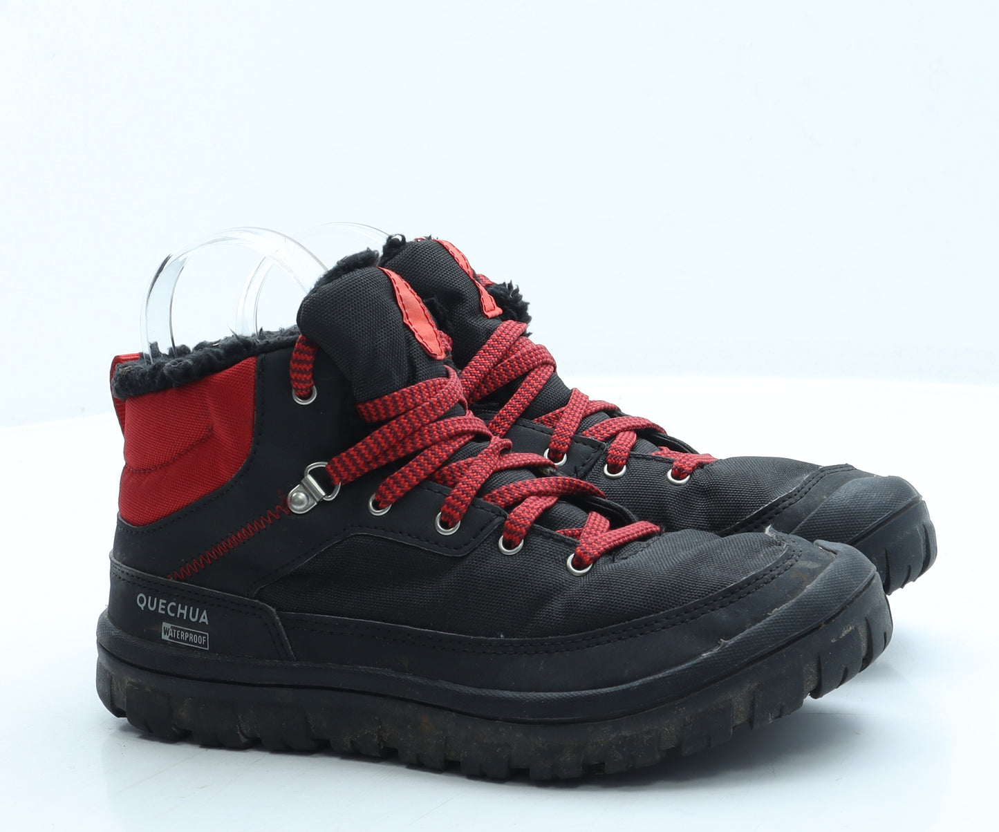 DECATHLON Boys Black Polyester Combat Boot UK 3 36