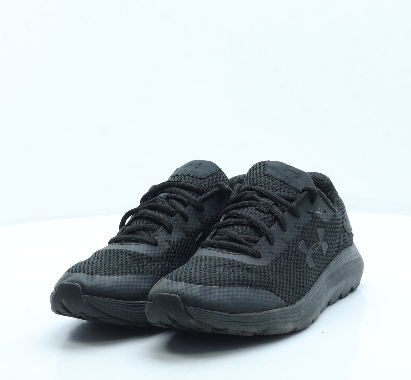 Under armour Boys Black Polyester Trainer UK 5.5 38.5