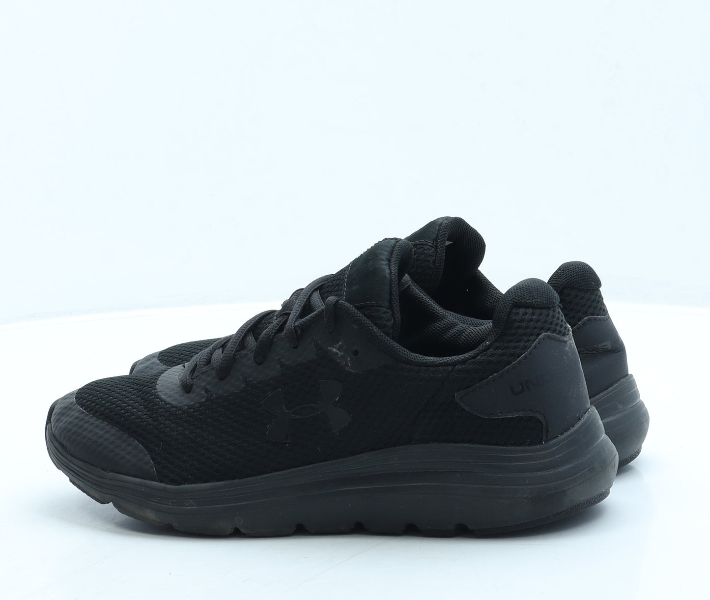 Under armour Boys Black Polyester Trainer UK 5.5 38.5