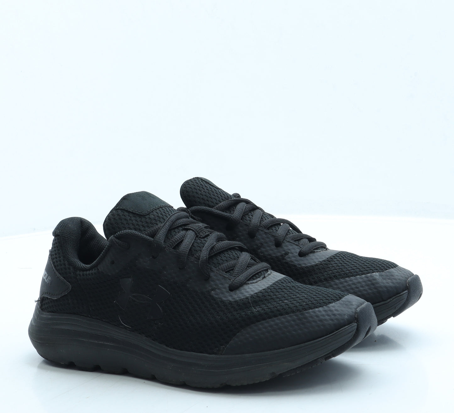 Under armour Boys Black Polyester Trainer UK 5.5 38.5