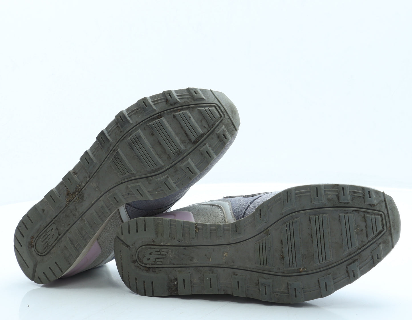 New Balance Womens Grey Colourblock Polyester Trainer UK 6 39