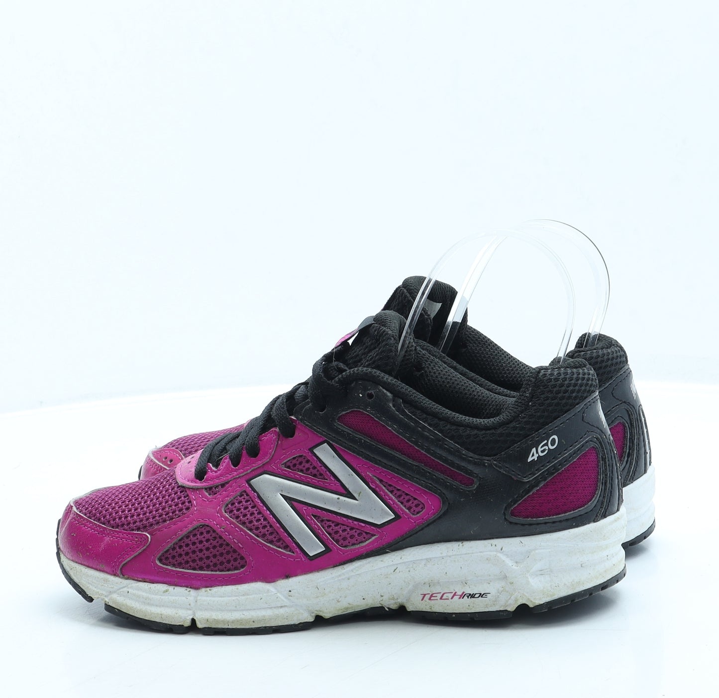 New Balance Womens Pink Polyester Trainer UK 4