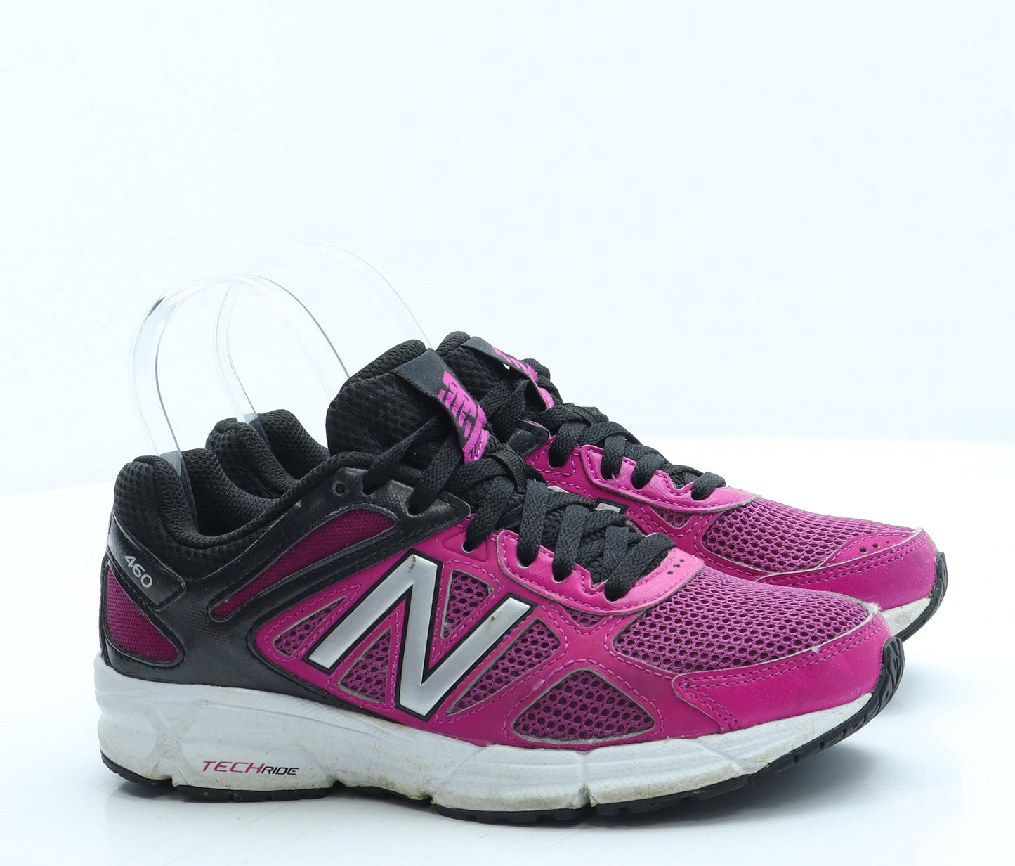 New Balance Womens Pink Polyester Trainer UK 4