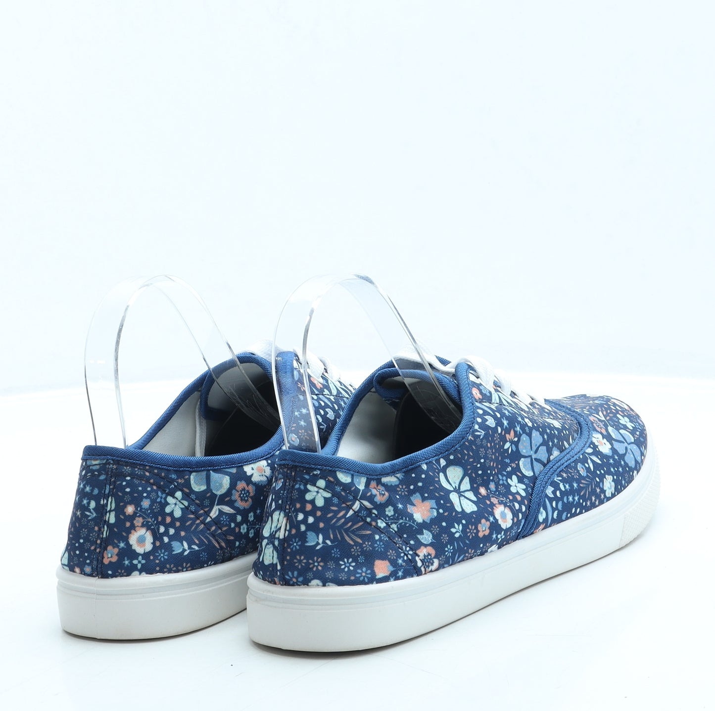 Damart Womens Blue Floral Polyester Trainer UK 8 41