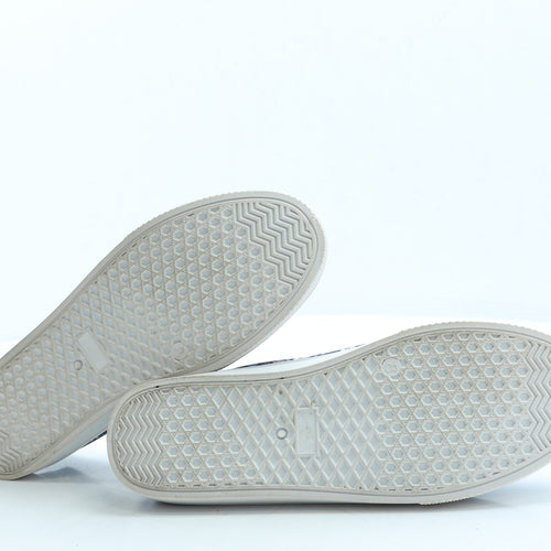 Damart Womens Blue Floral Polyester Trainer UK 8 41