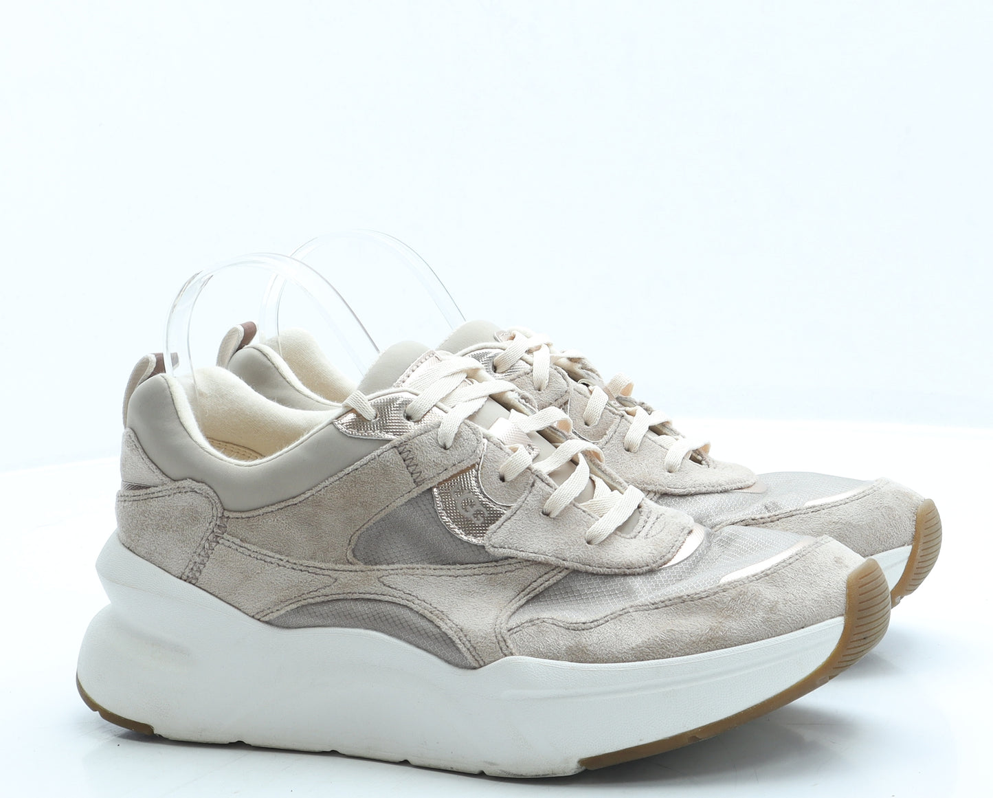 UGG Womens Pink Polyester Trainer UK 7 40