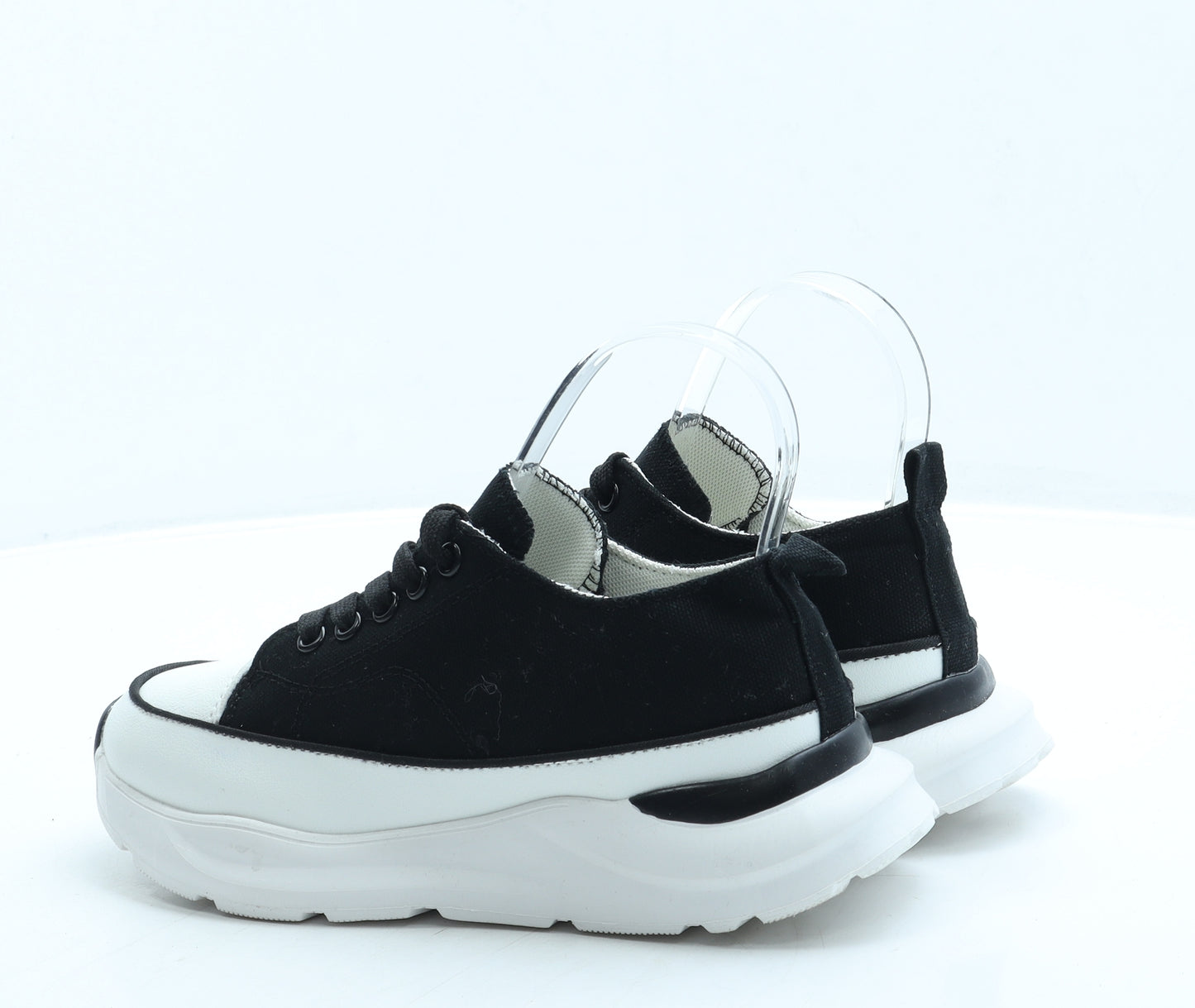 SheIn Girls Black Polyester Trainer UK 2