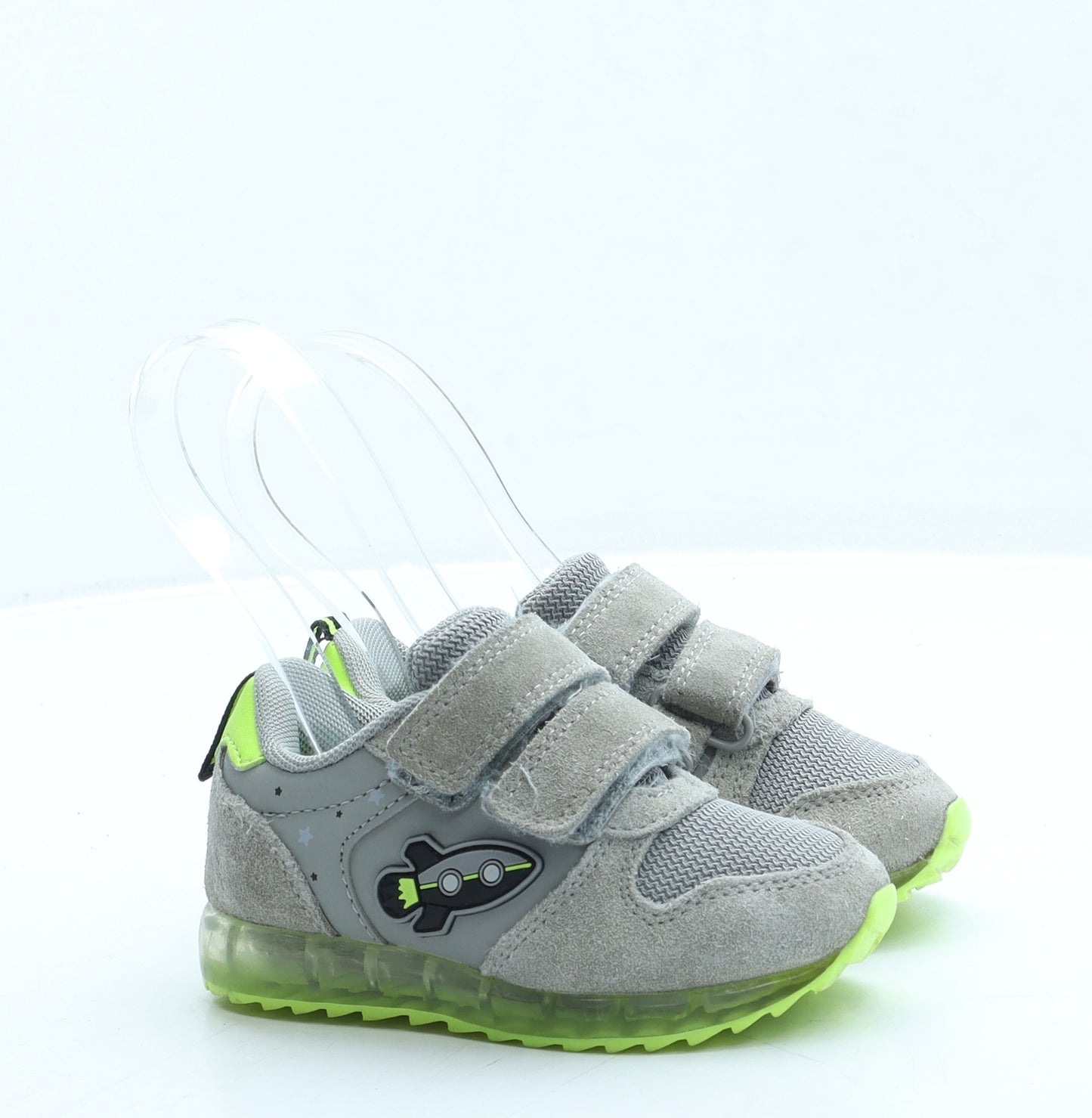 NEXT Boys Grey Suede Trainer UK 7 - Rocket