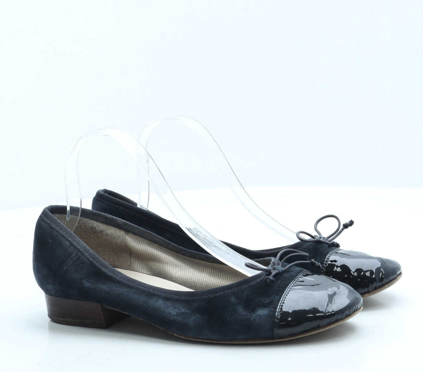 John Lewis Womens Blue Polyester Ballet Flat UK 6 39