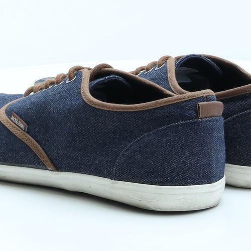 JACK & JONES Mens Blue Fabric Trainer UK 10 44 US 11