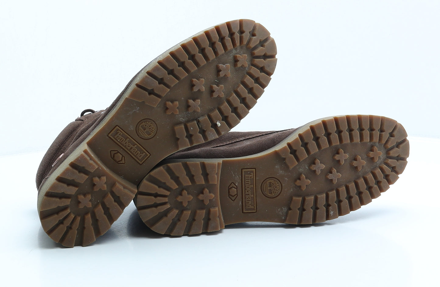 Timberland Womens Brown Leather Combat Boot UK 7 40 US 9