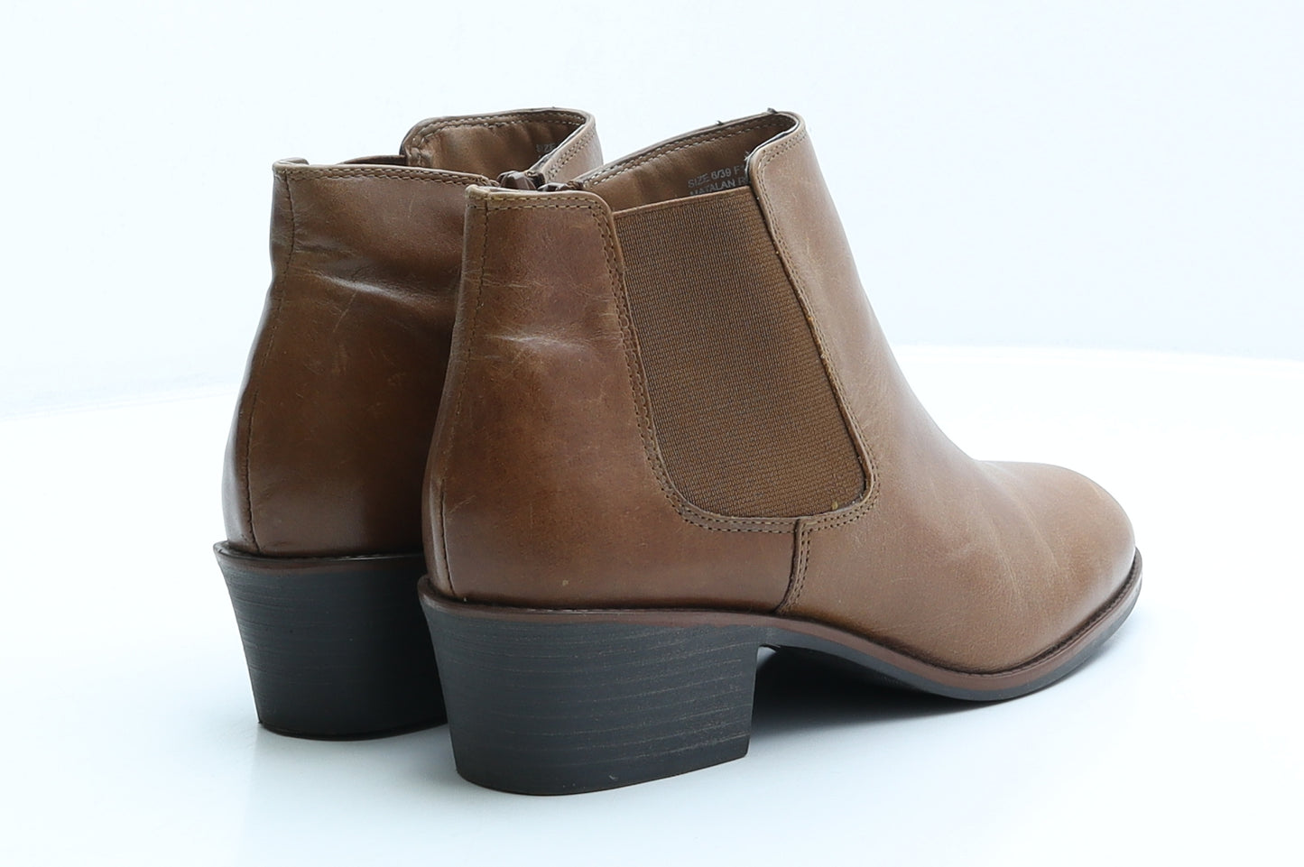 Soleflex Womens Brown Leather Chelsea Boot UK 6 39