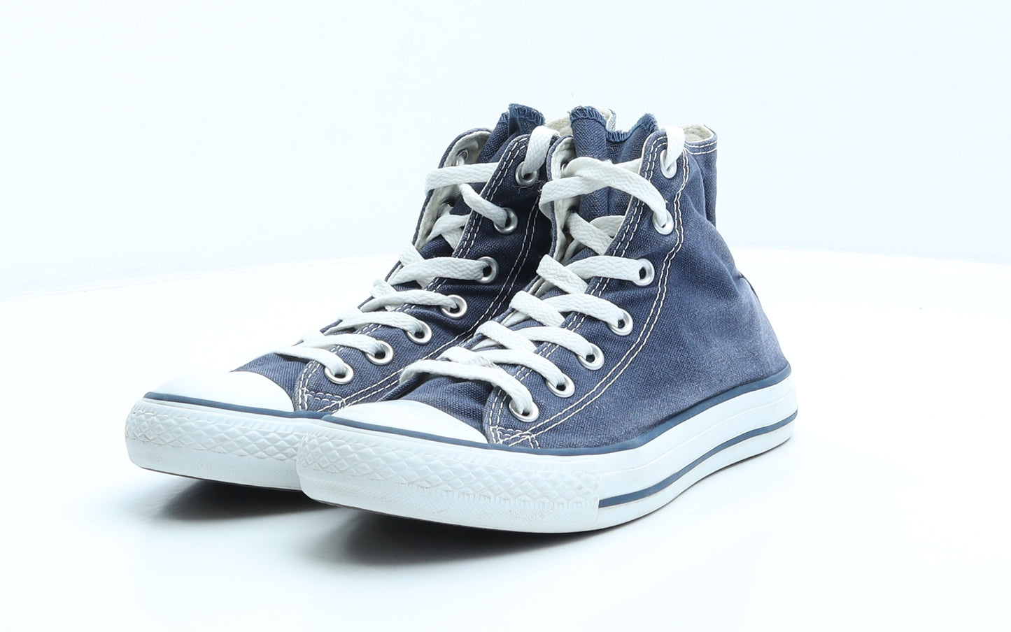 Converse Womens Blue Fabric Trainer UK 5 37.5 US 7
