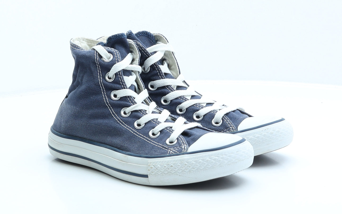 Converse Womens Blue Fabric Trainer UK 5 37.5 US 7