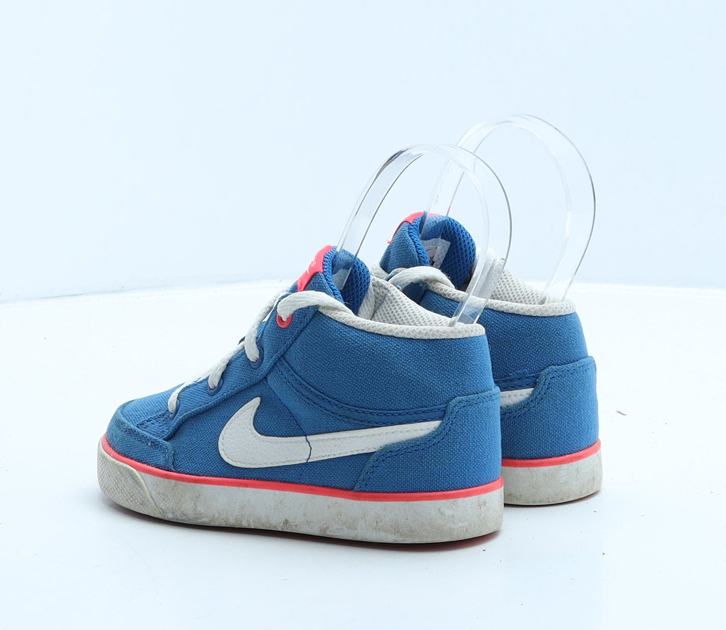 Nike Girls Blue Colourblock Fabric Trainer UK 8.5 26
