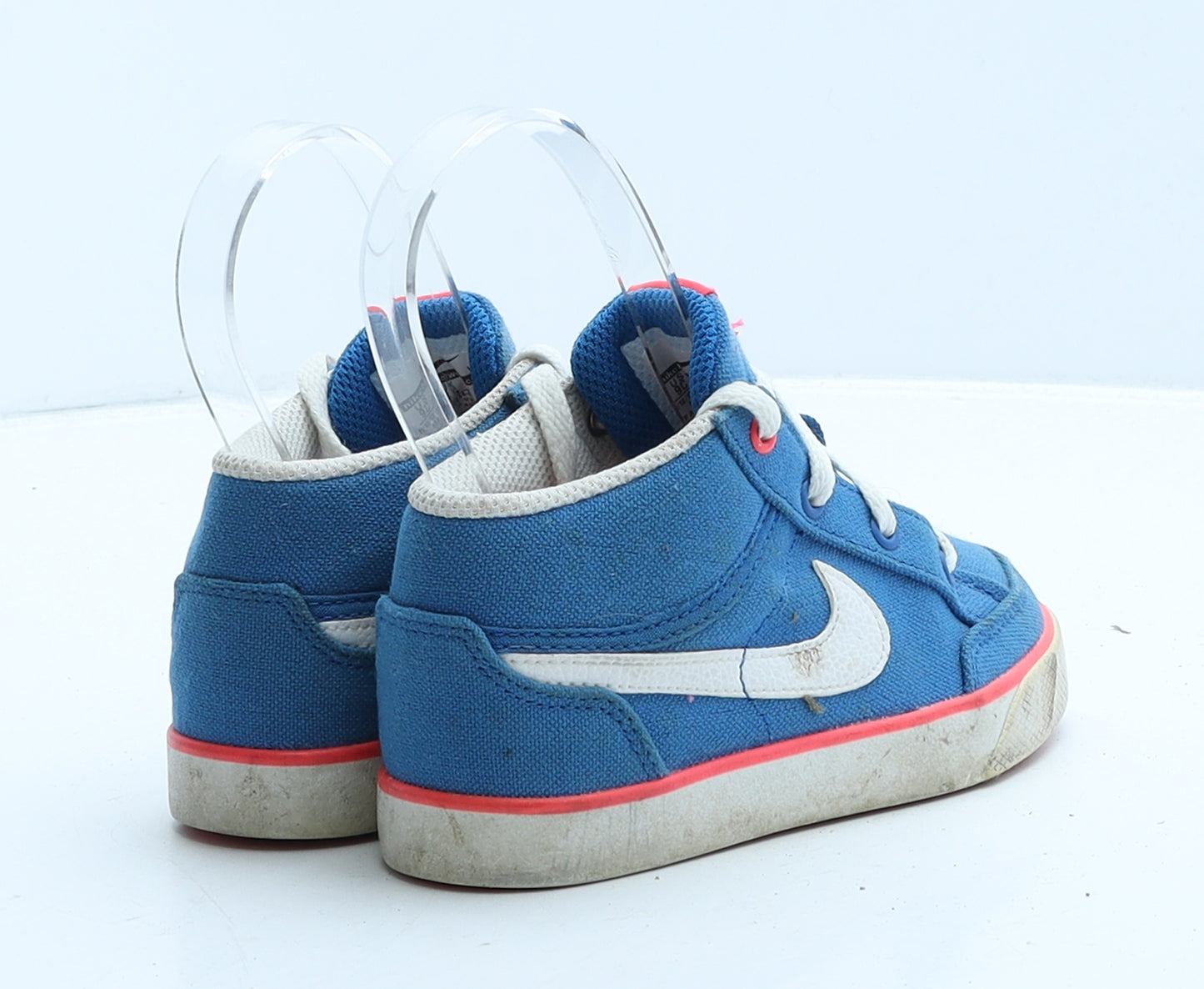 Nike Girls Blue Colourblock Fabric Trainer UK 8.5 26