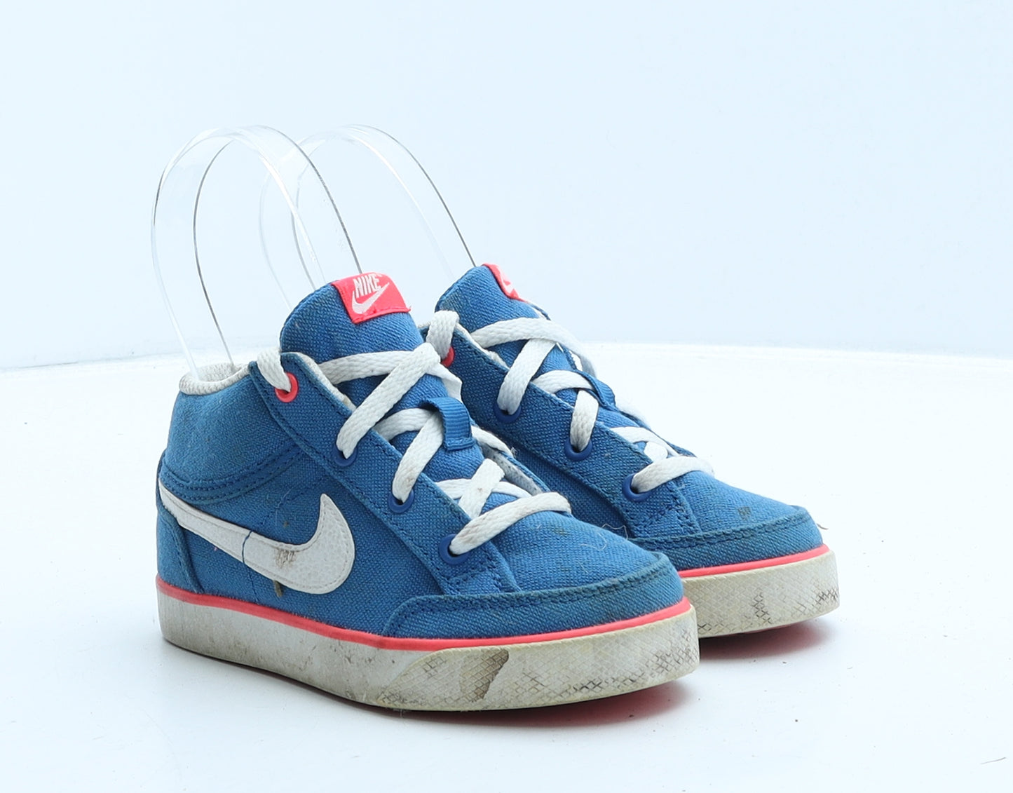 Nike Girls Blue Colourblock Fabric Trainer UK 8.5 26