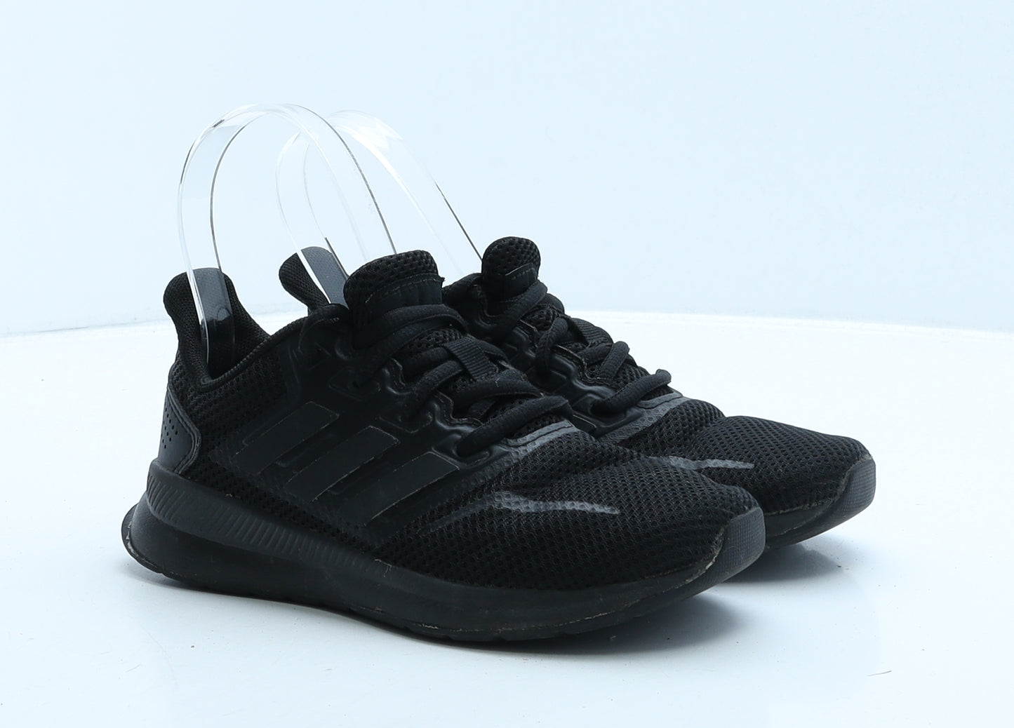 adidas Boys Black Fabric Trainer UK 13.5 31.5