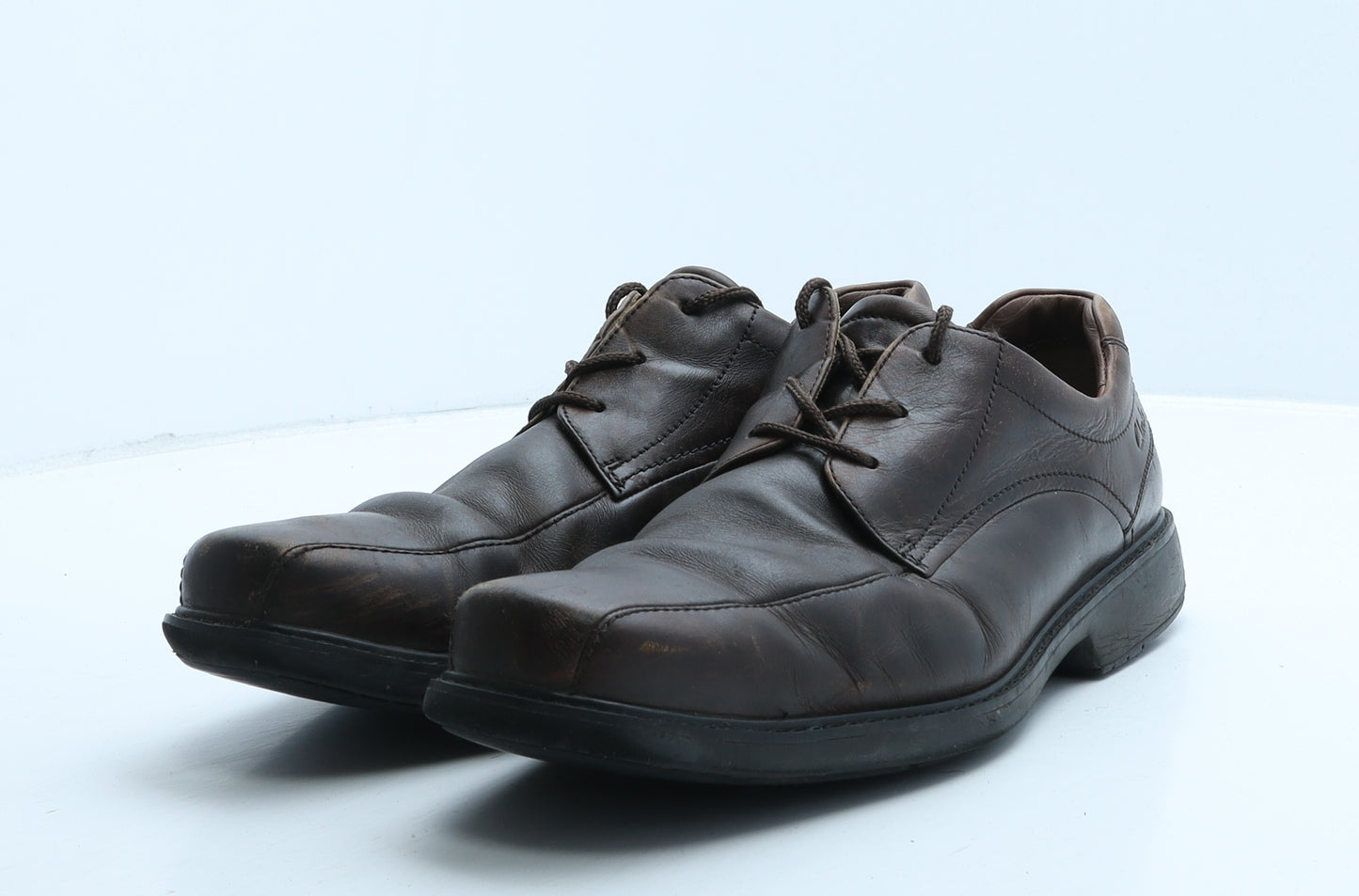 Clarks Mens Brown Leather Oxford Dress UK 10