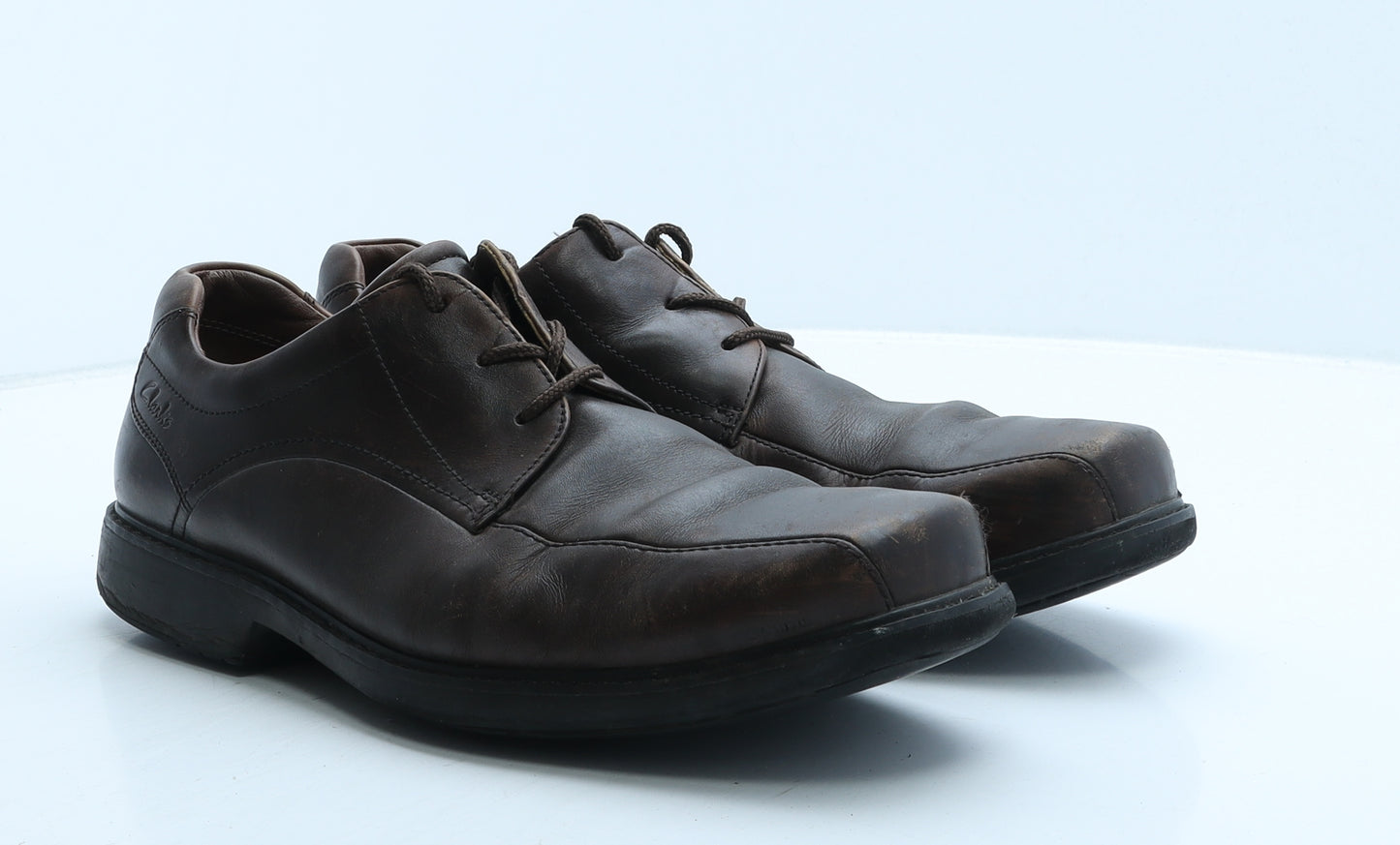 Clarks Mens Brown Leather Oxford Dress UK 10