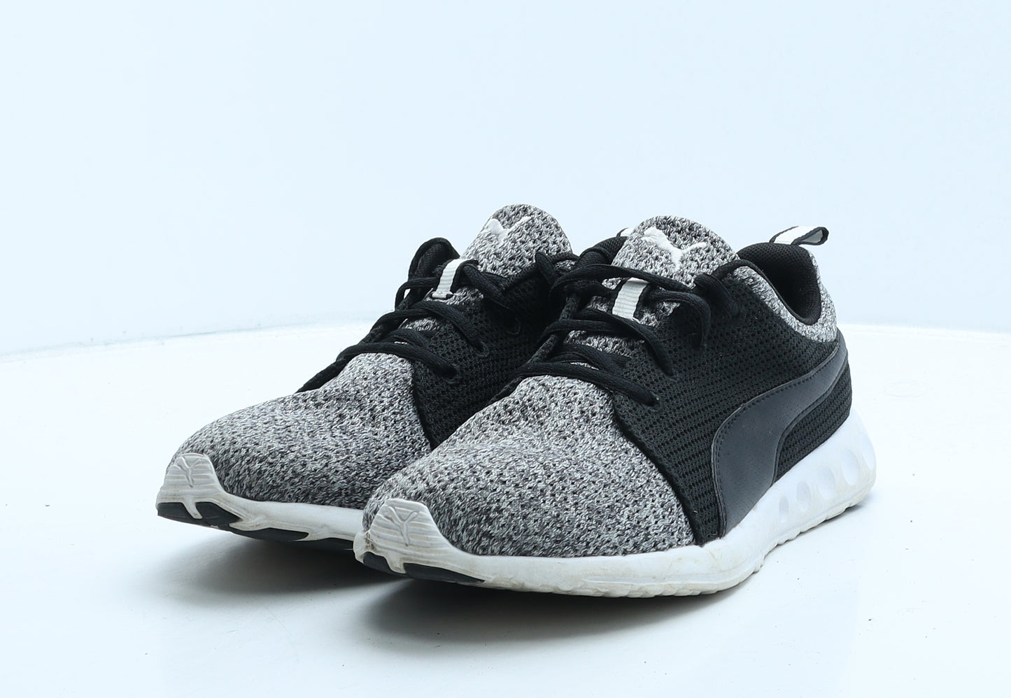 PUMA Womens Green Colourblock Fabric Trainer UK 5 38