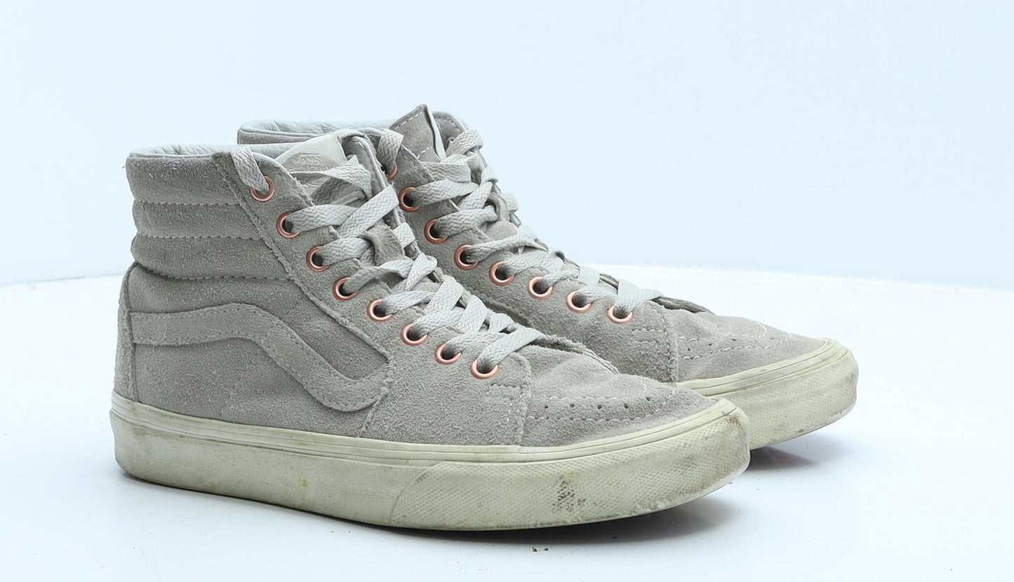 VANS Womens Beige Suede Trainer UK 5 38