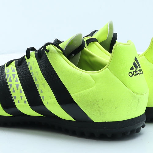 adidas Mens Green Striped Leather Trainer UK 11 46 - Astro turf boots