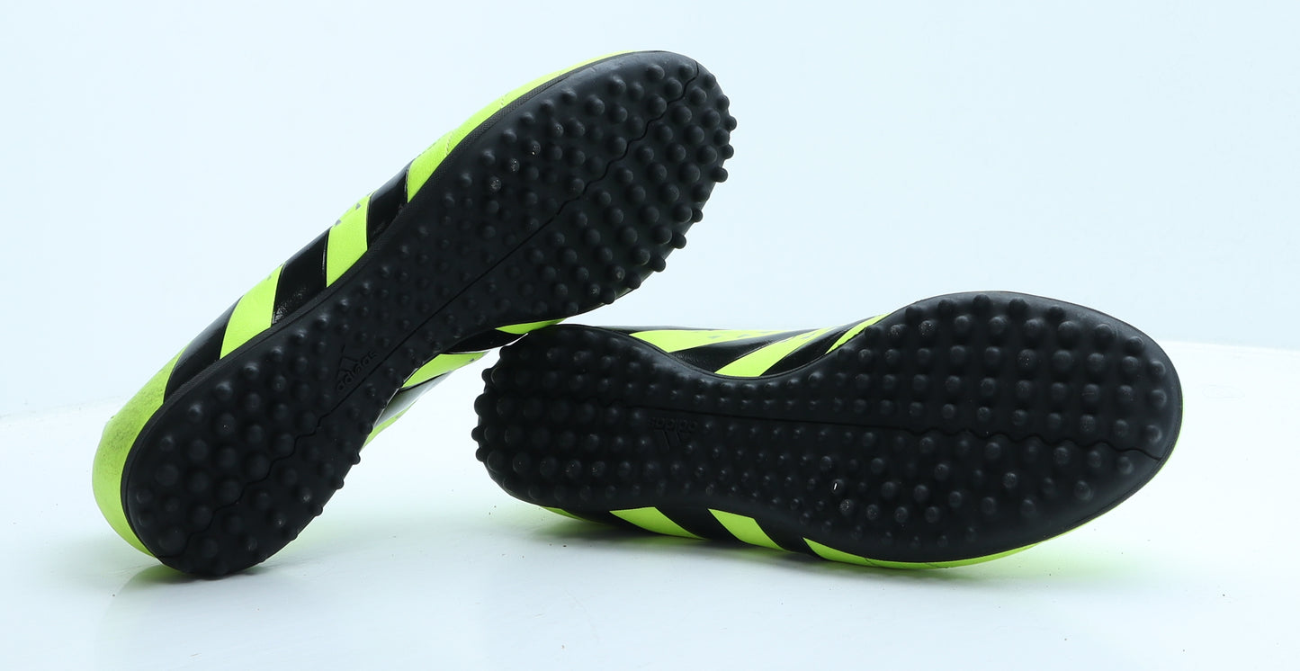 adidas Mens Green Striped Leather Trainer UK 11 46 - Astro turf boots