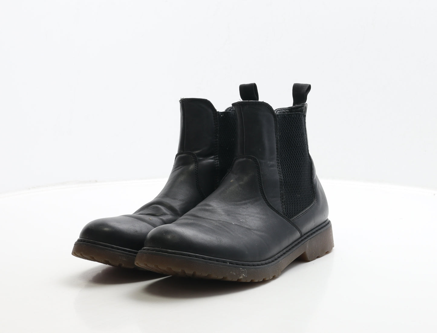 Miso Womens Black Leather Chelsea Boot UK 6 39