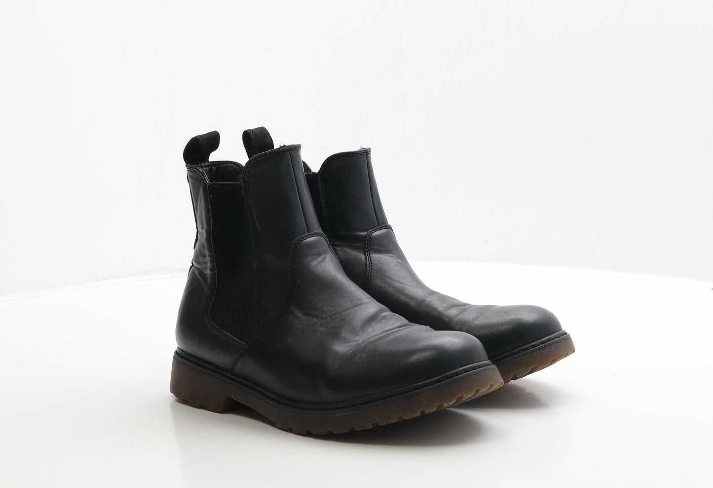 Miso Womens Black Leather Chelsea Boot UK 6 39