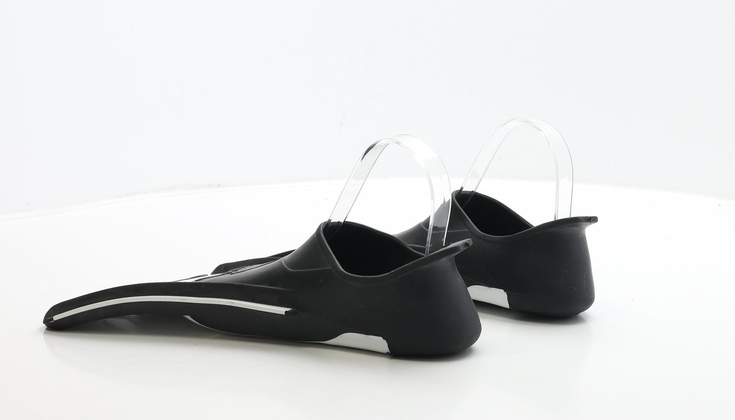 Cessi Swim Girls Black Polyester Slip On Flat UK 2.5 - Unisex Fins
