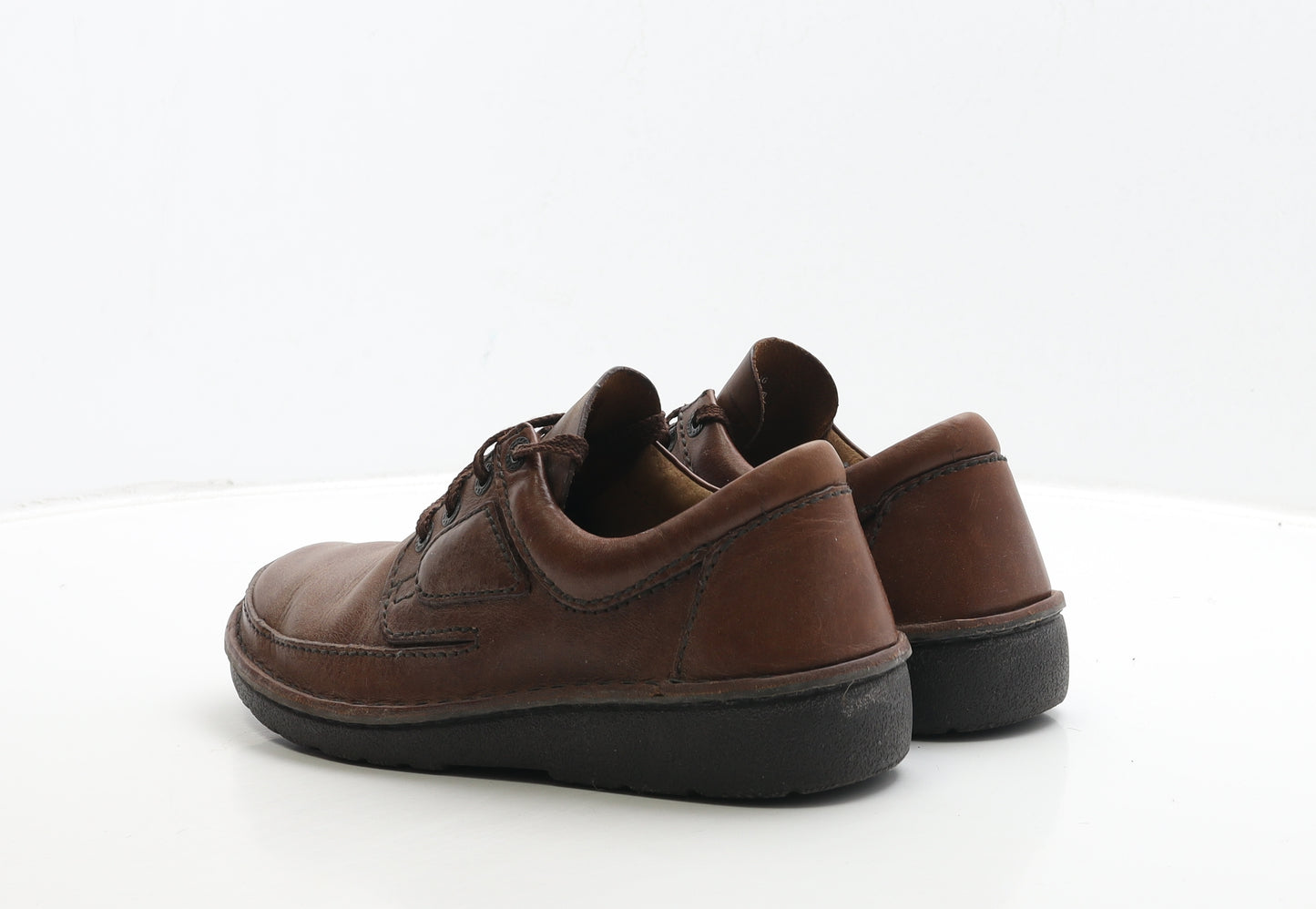 Clarks Mens Brown Leather Boat Shoe Casual UK 7.5