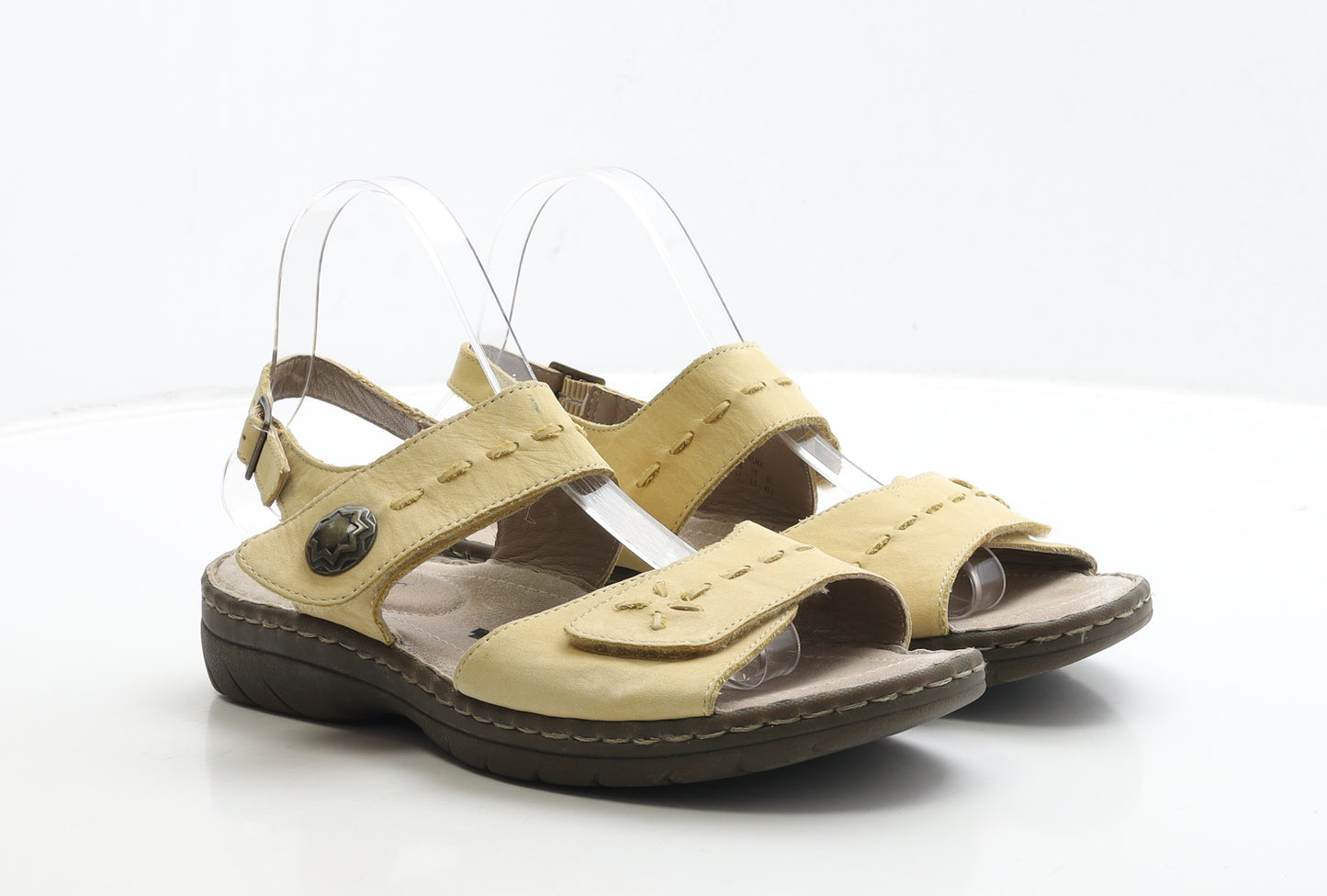 Hotter Womens Yellow Slingback Sandal UK 7.5