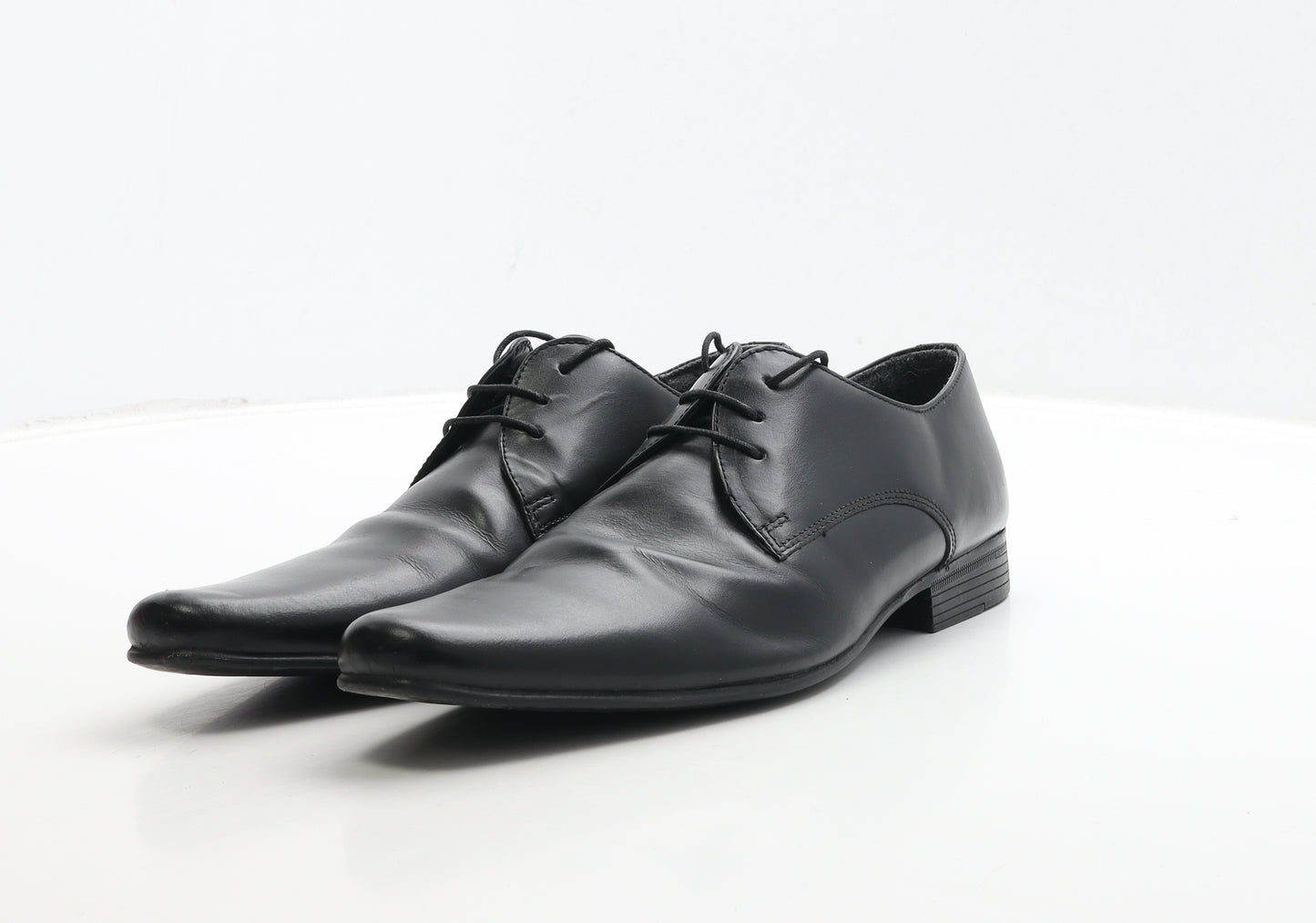 NEXT Mens Black Leather Oxford Dress UK 7 41