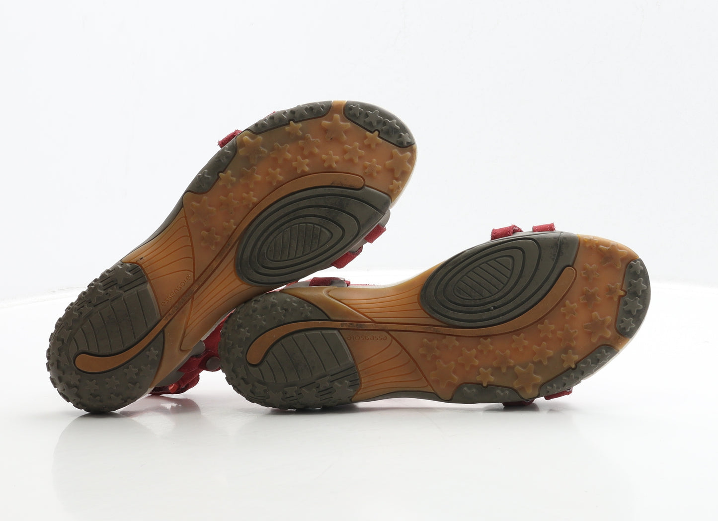 Quechua Womens Red Polyester Strappy Sandal UK 8 41