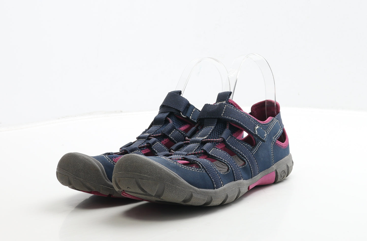Airfresh Womens Blue Leather Fisherman Sandal UK 4 37