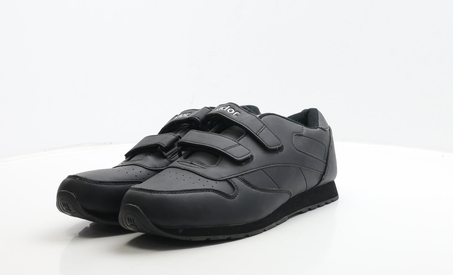 Ador Mens Black Polyester Trainer UK 11