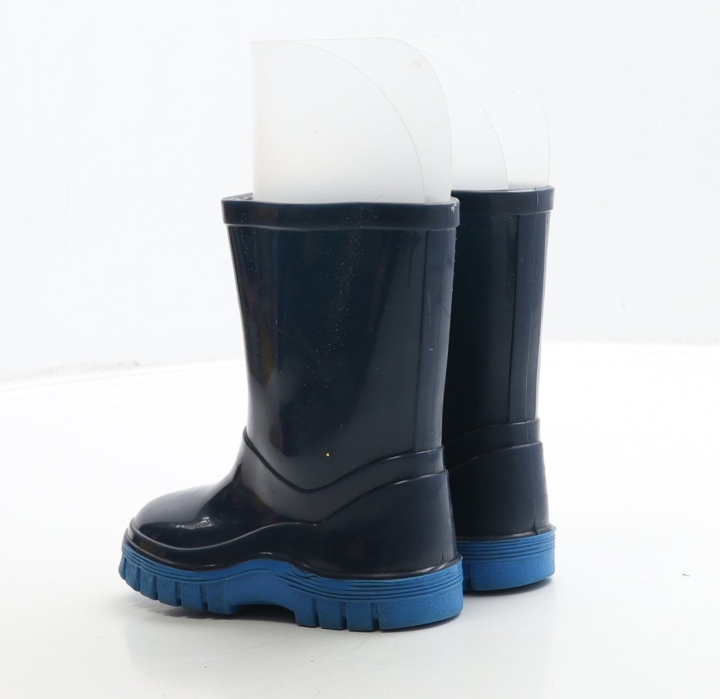 Preworn Boys Blue Rubber Wellies Boot UK 5