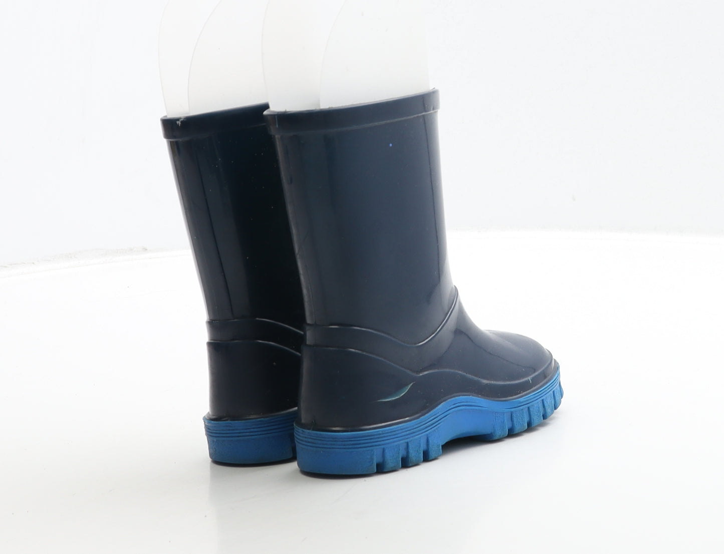Preworn Boys Blue Rubber Wellies Boot UK 5