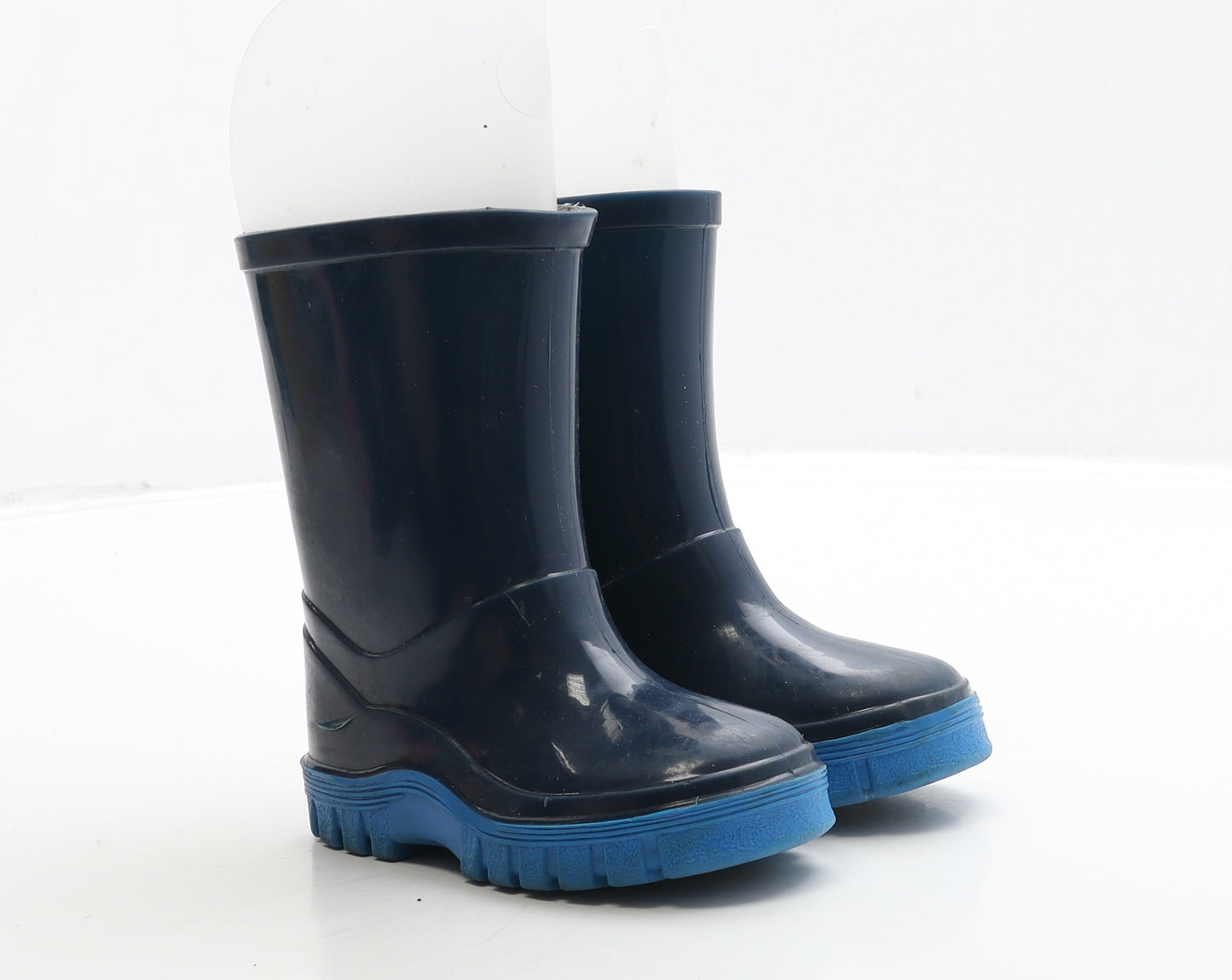 Preworn Boys Blue Rubber Wellies Boot UK 5