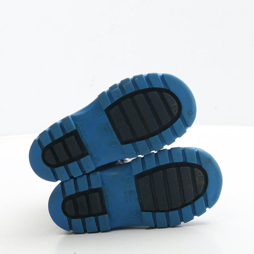 Preworn Boys Blue Rubber Wellies Boot UK 5
