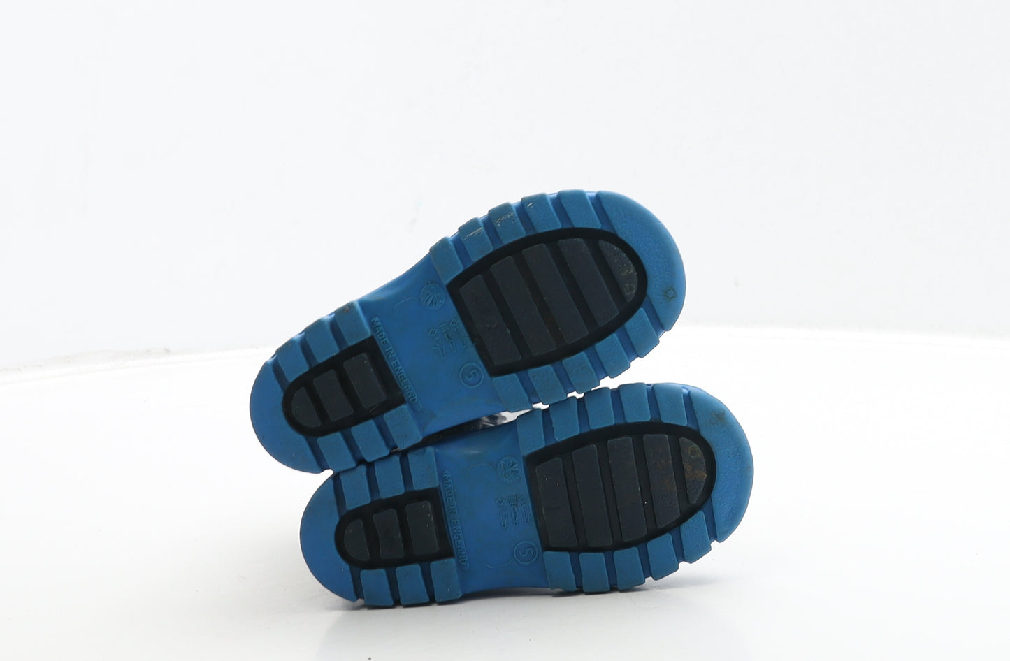 Preworn Boys Blue Rubber Wellies Boot UK 5