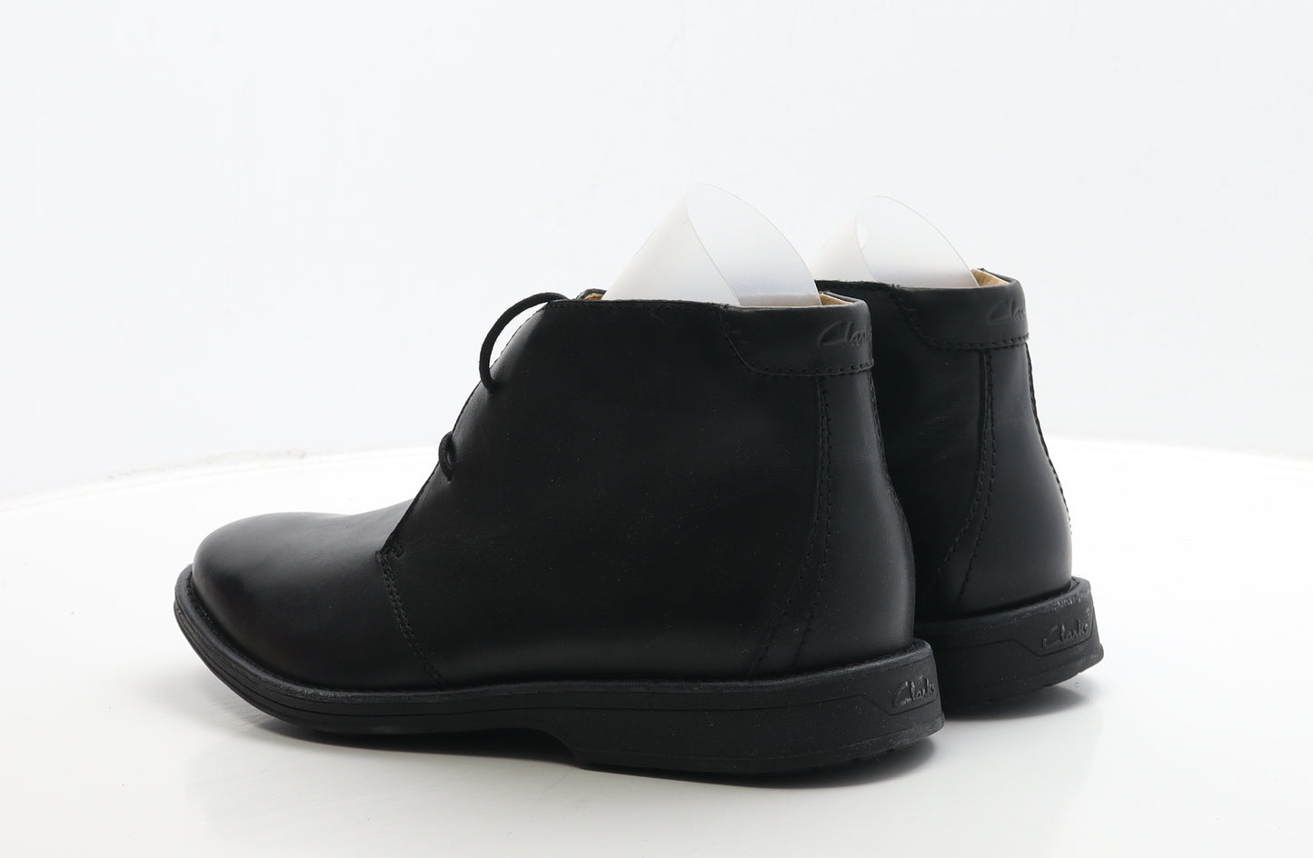 Clarks Mens Black Rubber Chukka Boot UK 11