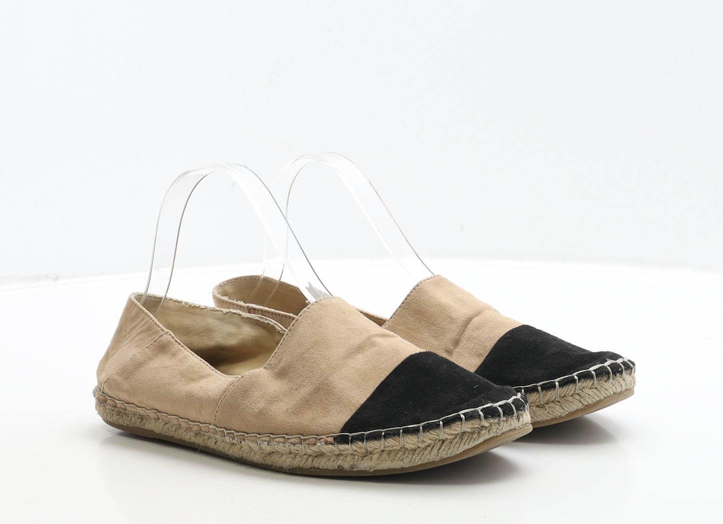 Zara Womens Brown Suede Loafer Flat UK 7 40