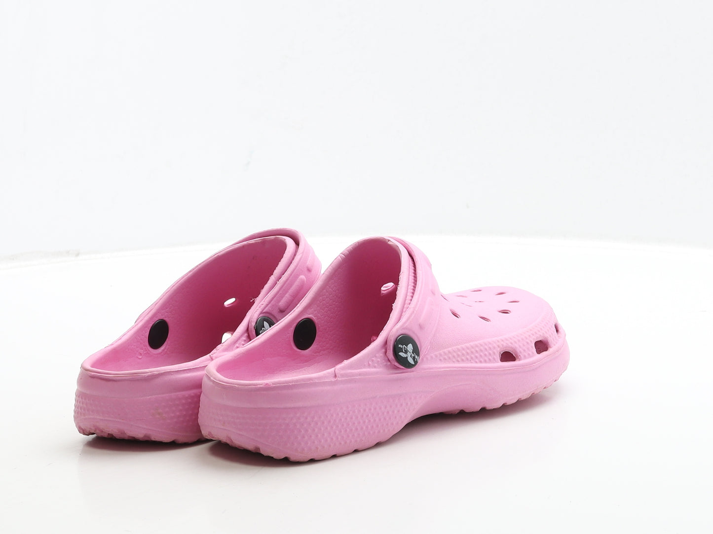 MadWax Girls Pink Rubber Clog Sandal UK 2 34