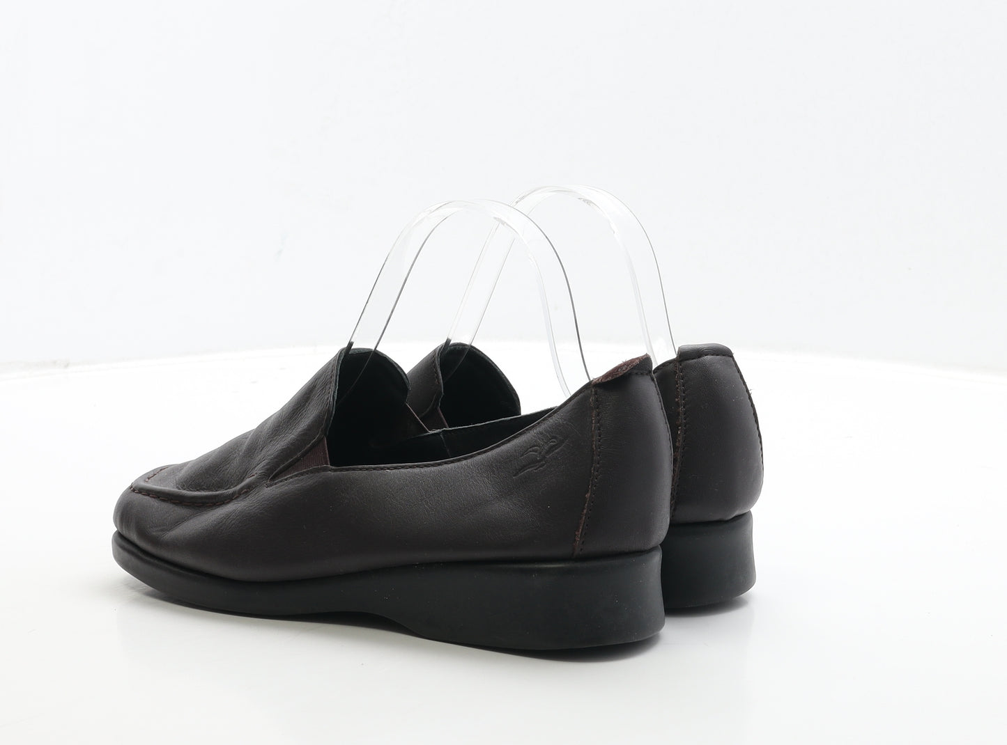 Fly Flot Womens Brown Leather Loafer Flat UK 5 38