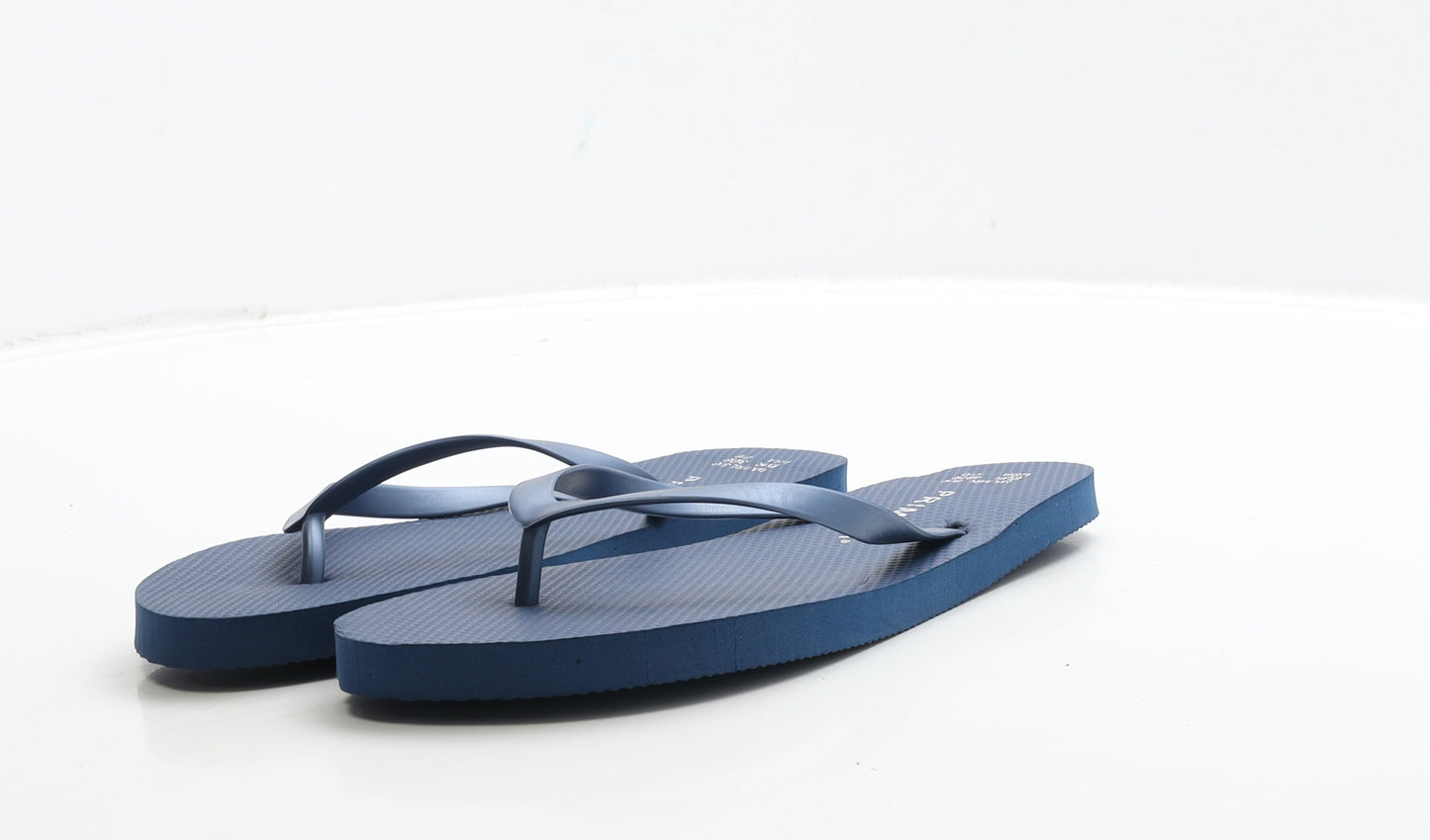 Primark Womens Blue Rubber Thong Sandal UK 5 38