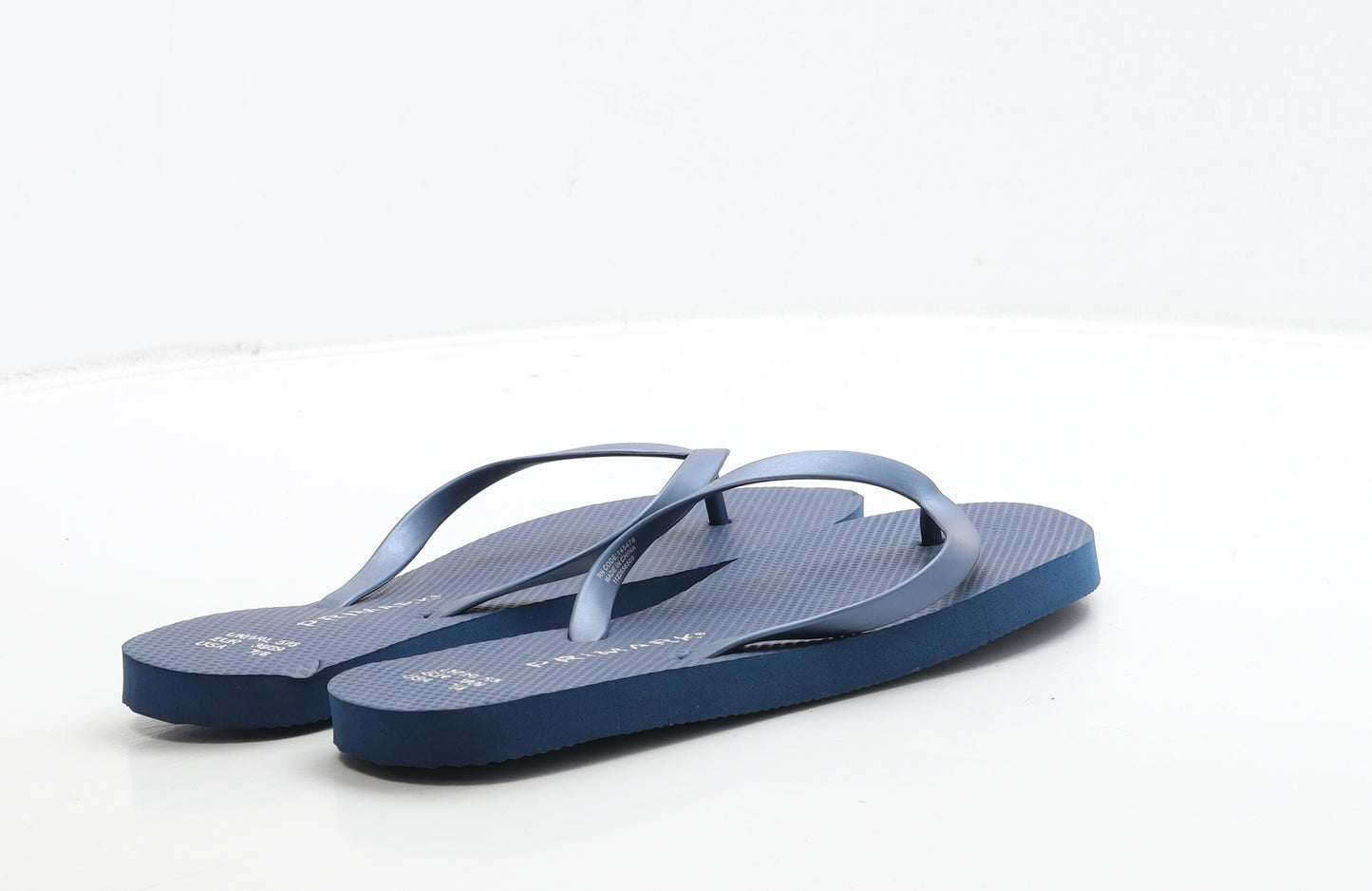 Primark Womens Blue Rubber Thong Sandal UK 5 38